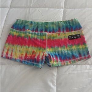 Fleo Multicolor Tie-Dye Shorts